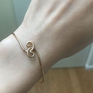Thin Gold Bangle Bracelet